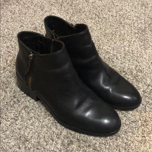 Cole Haan Hayes Flat Bootie Black leather